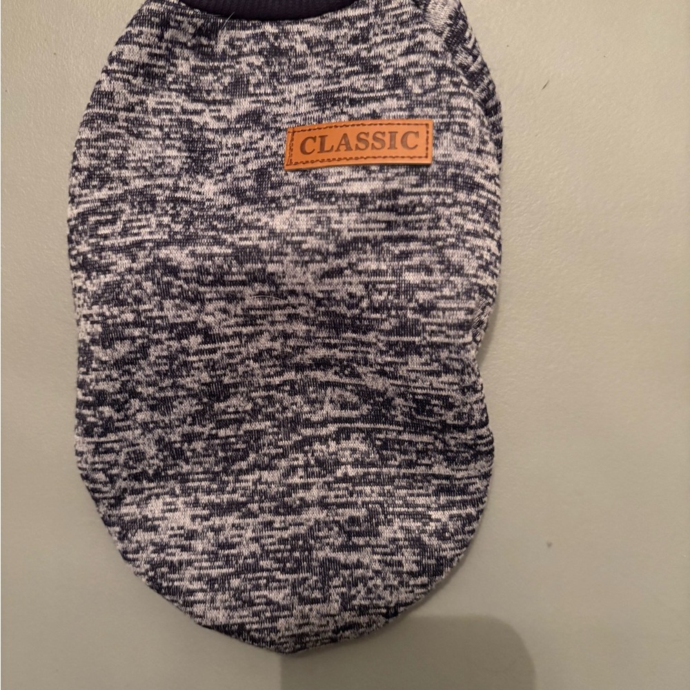 Small navy dog sweater